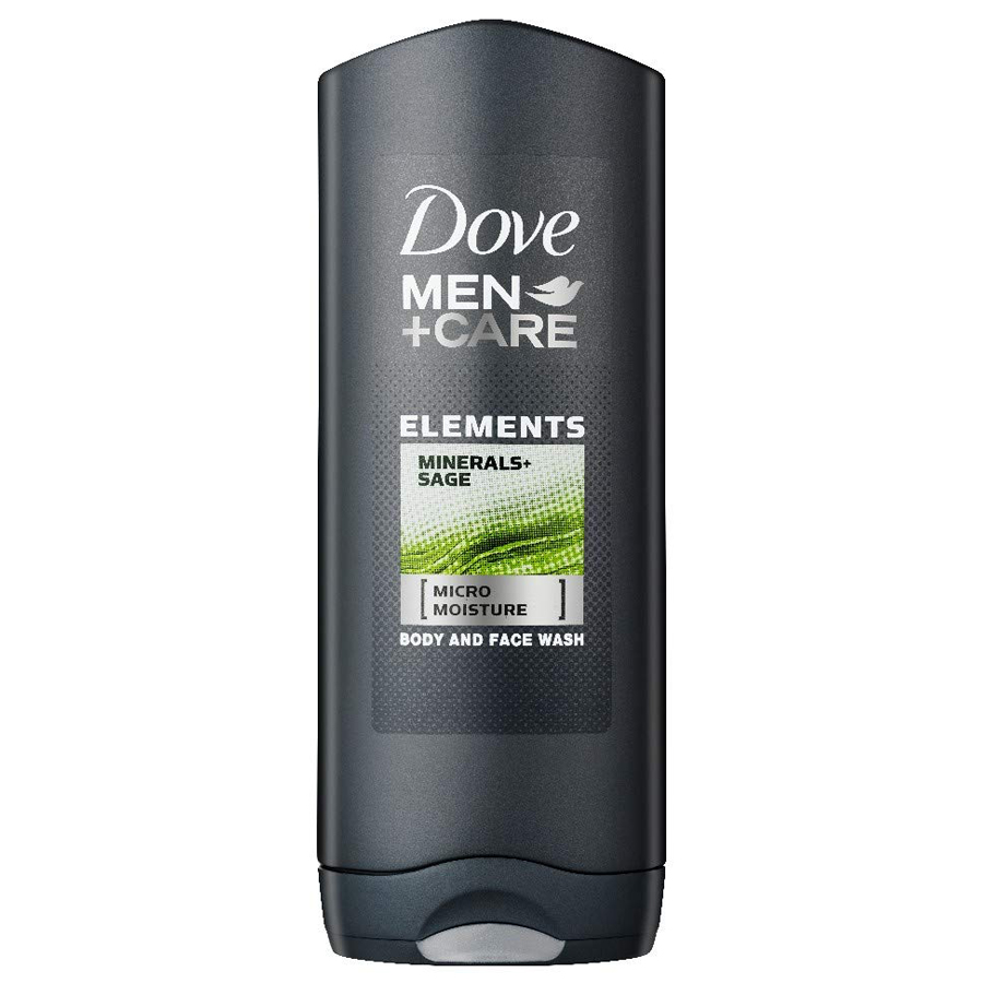 DOVE BODY WASH (IMP) 400 ML / 13.5 OZ MEN+CARE MINERAL & SAGE