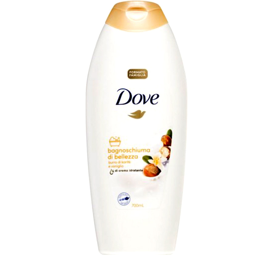 DOVE BODY WASH (ITALIAN) 700 ML / 23.7 OZ BURRO KARITE NEW