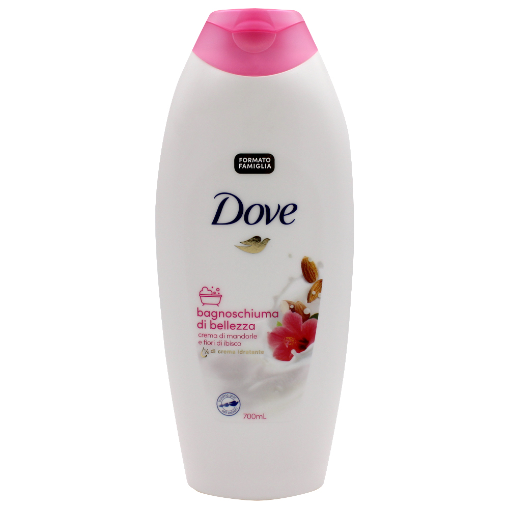 DOVE BODY WASH (ITALIAN) 700 ML / 23.7 OZ MANDORLA (ALMOND) AND HIBISCUS