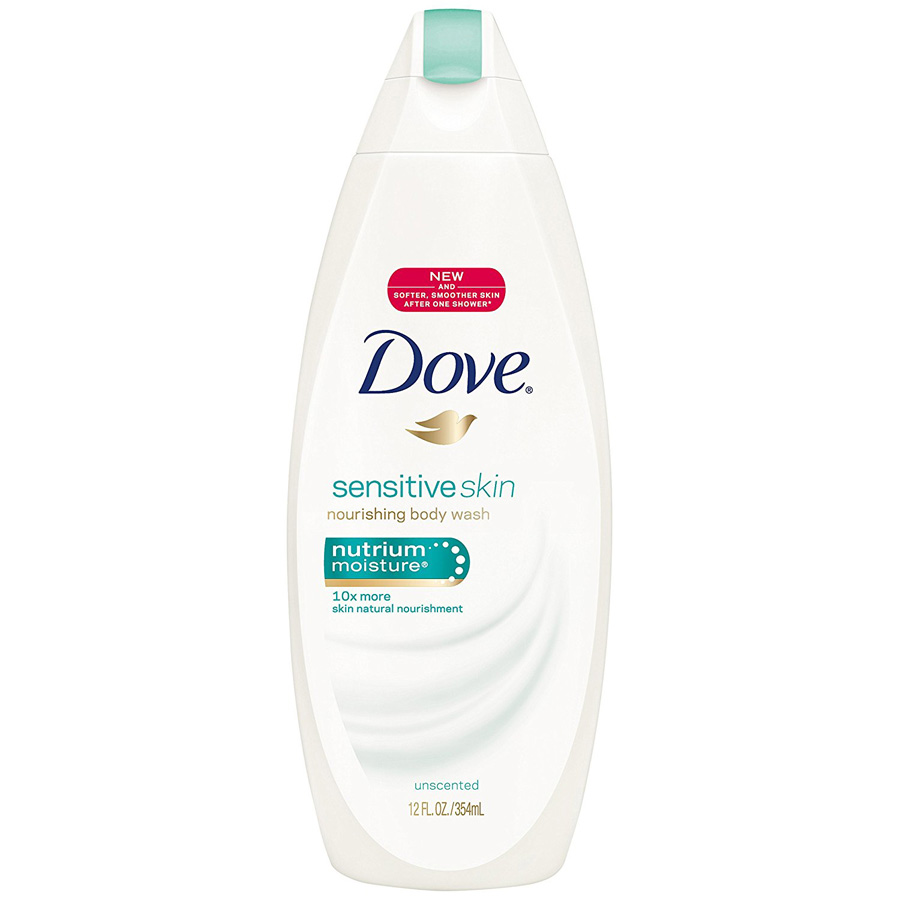 DOVE BODY WASH (USA) 11 OZ / SENSITIVE SKIN