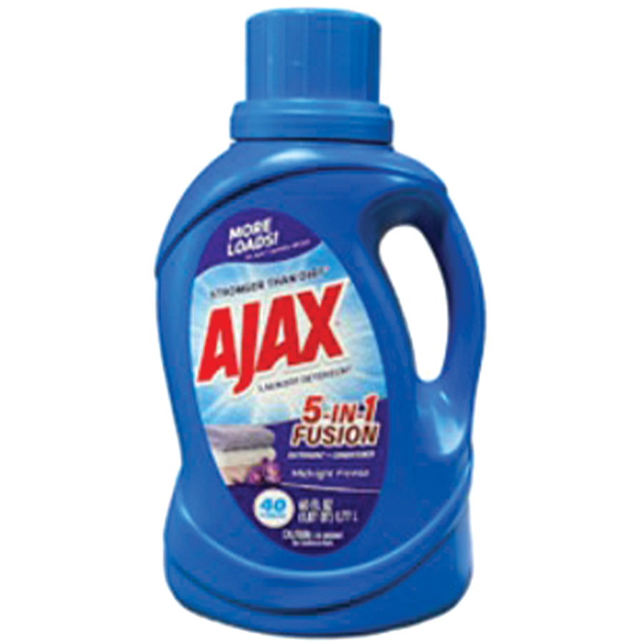 AJAX LIQUID LAUNDRY DETERGENT 60 OZ 5 IN 1 MIDNIGHT FREESIA