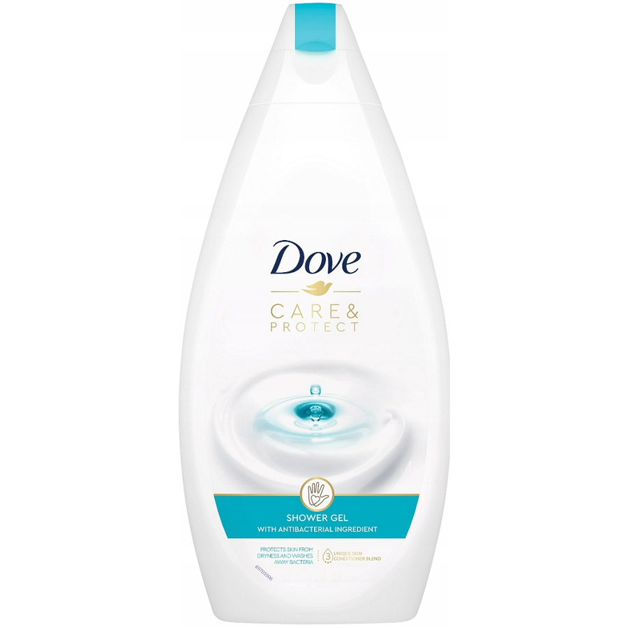 DOVE BODY WASH 450 ML / 15.2 OZ CARE & PROTECT ANTIBACTERIAL