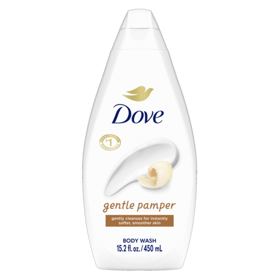 DOVE BODY WASH 450 ML GENTLE PAMPER