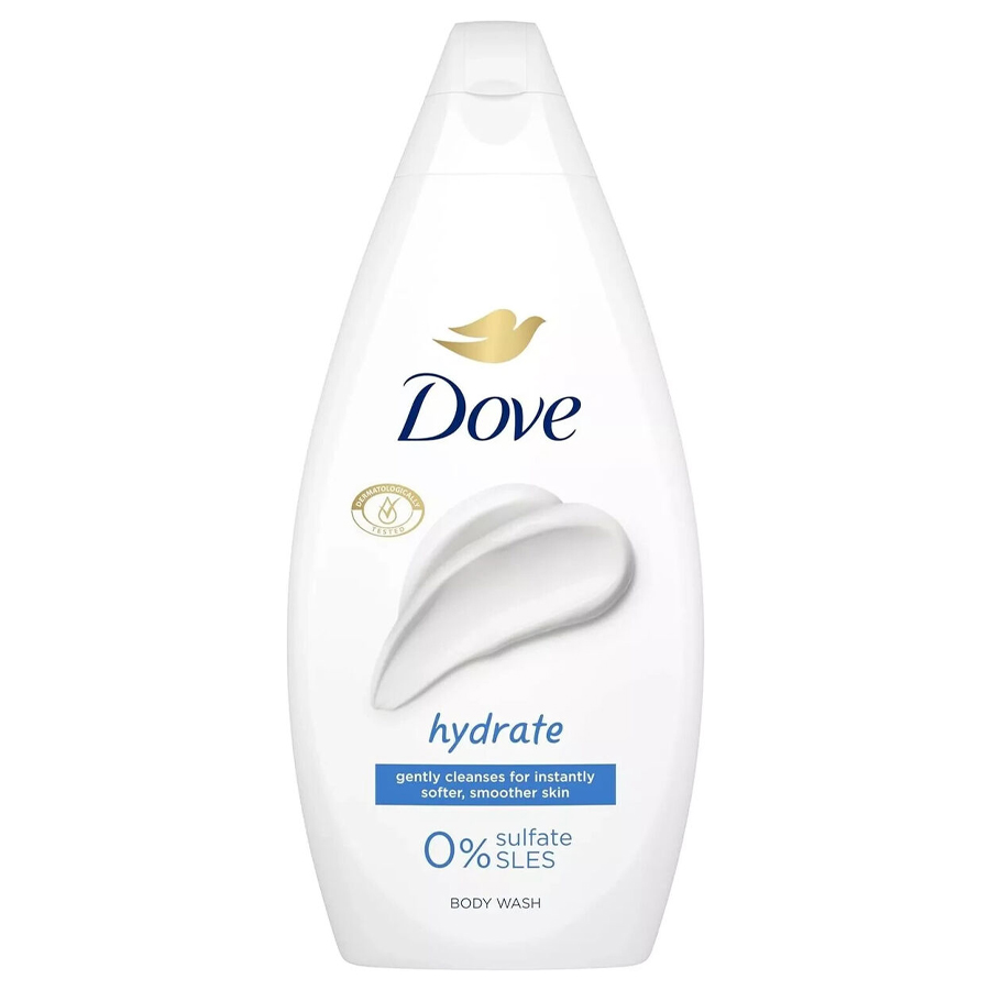 DOVE BODY WASH 450 ML HYDRATE