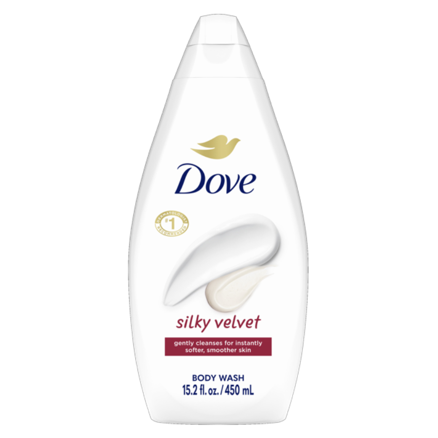 DOVE BODY WASH 450 ML SILKY VELVET