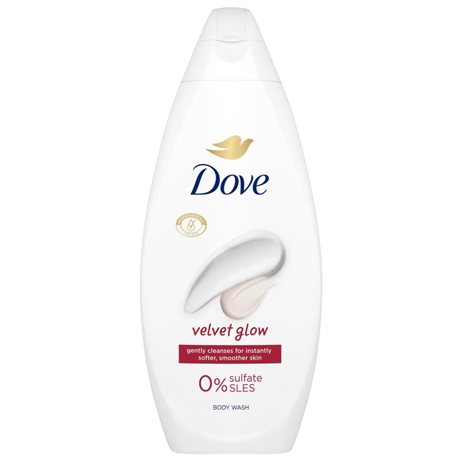 DOVE BODY WASH 450 ML VELVET GLOW
