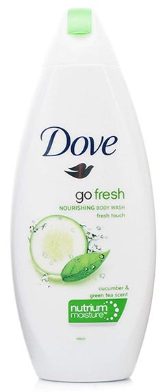 DOVE BODY WASH 500 ML / 16.9 OZ CUCUMBER & GREEN TEA SCENT