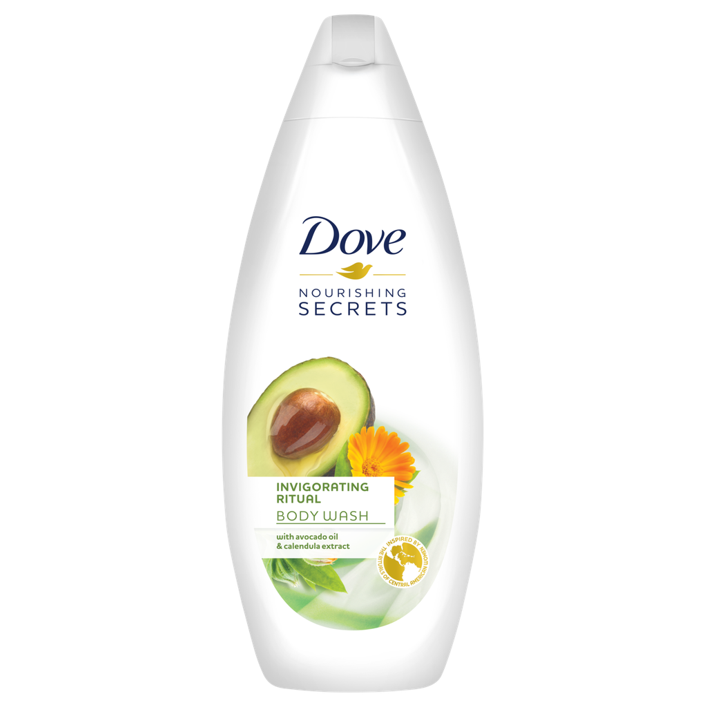 DOVE BODY WASH 500 ML / 16.9 OZ INVIGORATING RITUAL (AVOCADO)