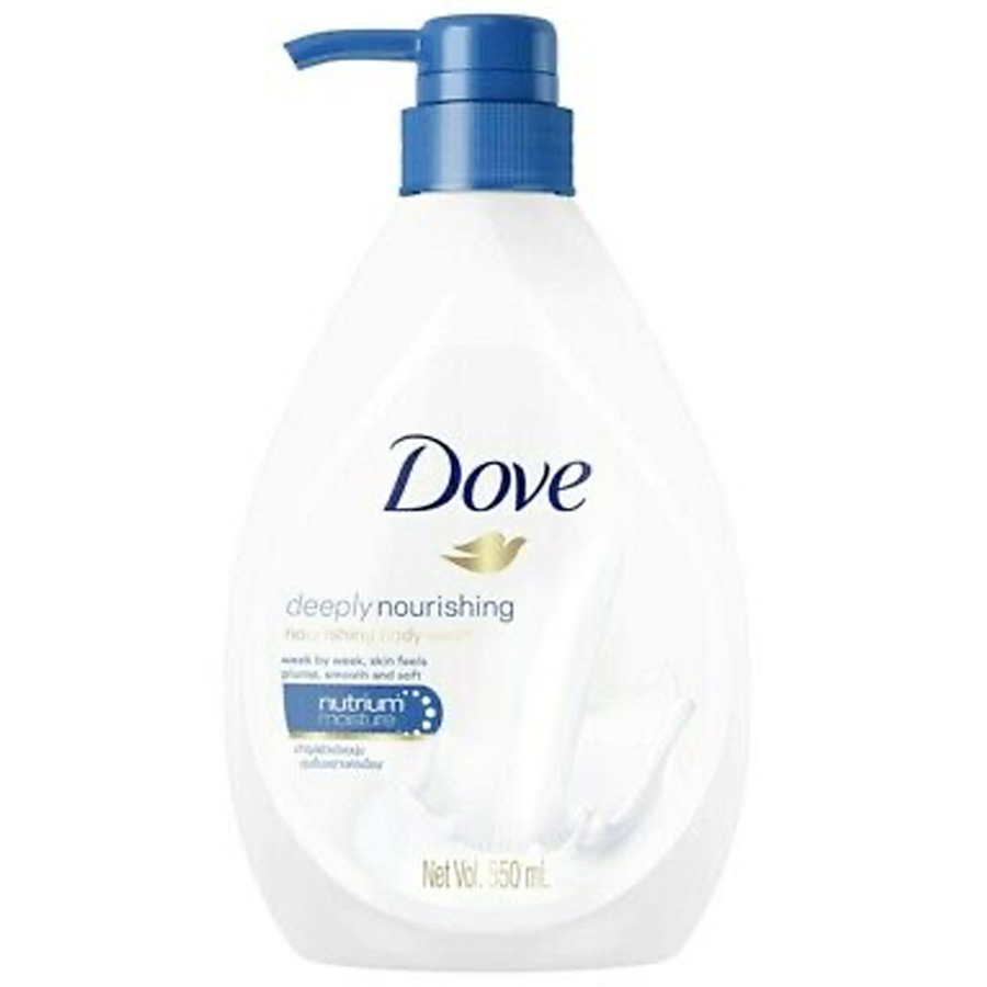 DOVE BODY WASH 550 ML DEEPLY NOURISHING WITH PUMP