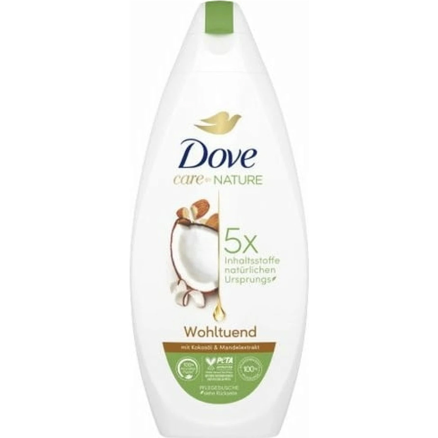 DOVE BODY WASH 7.6 OZ / 225 ML COCONUT & ALMOND