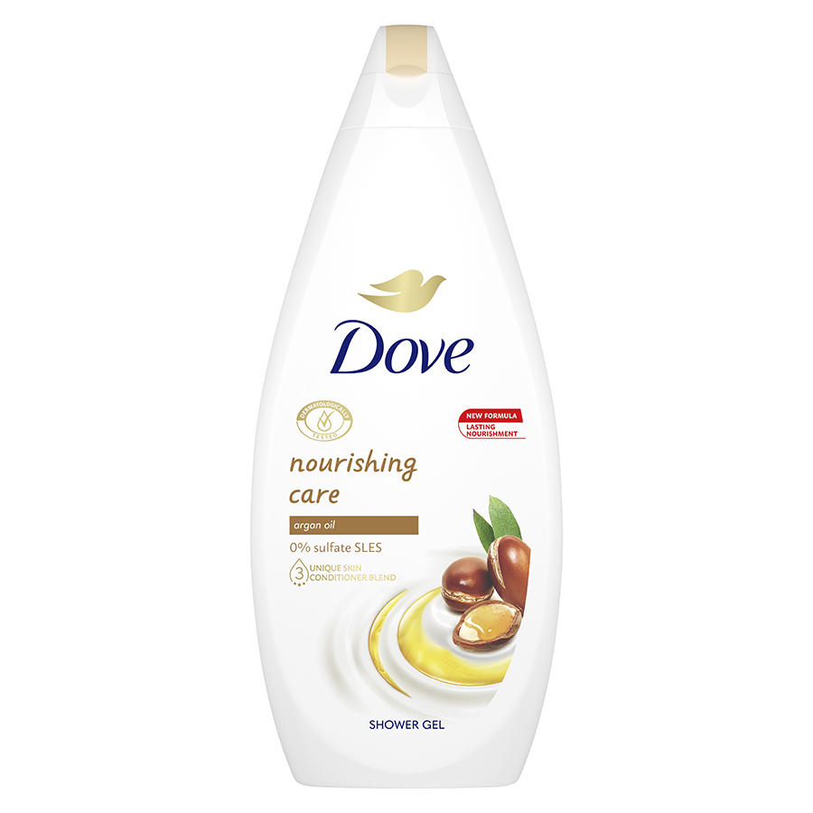DOVE BODY WASH 720 ML NOURISHING CARE ARGAN OIL