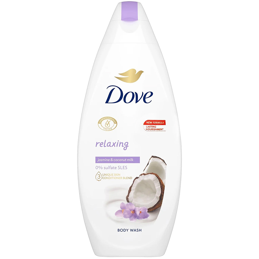 DOVE BODY WASH 720 ML RELAXING JASMINE & COCONUT