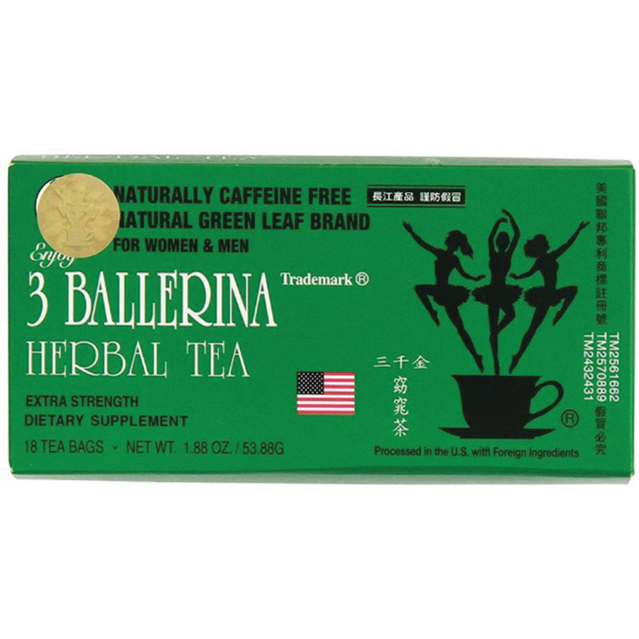 3 BALLERINA HERBAL TEA 18 CT