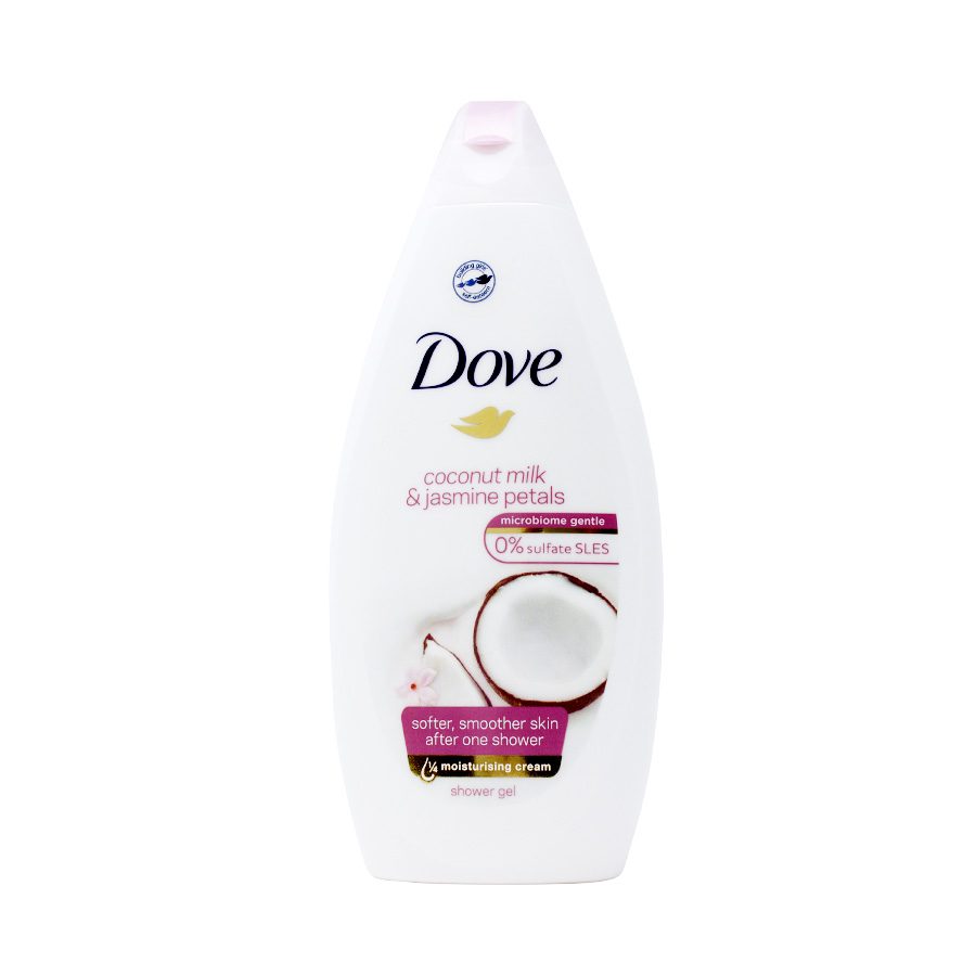 DOVE BODY WASH 750 ML / 25.36 OZ COCONUT MILK & JASMINE PETALS