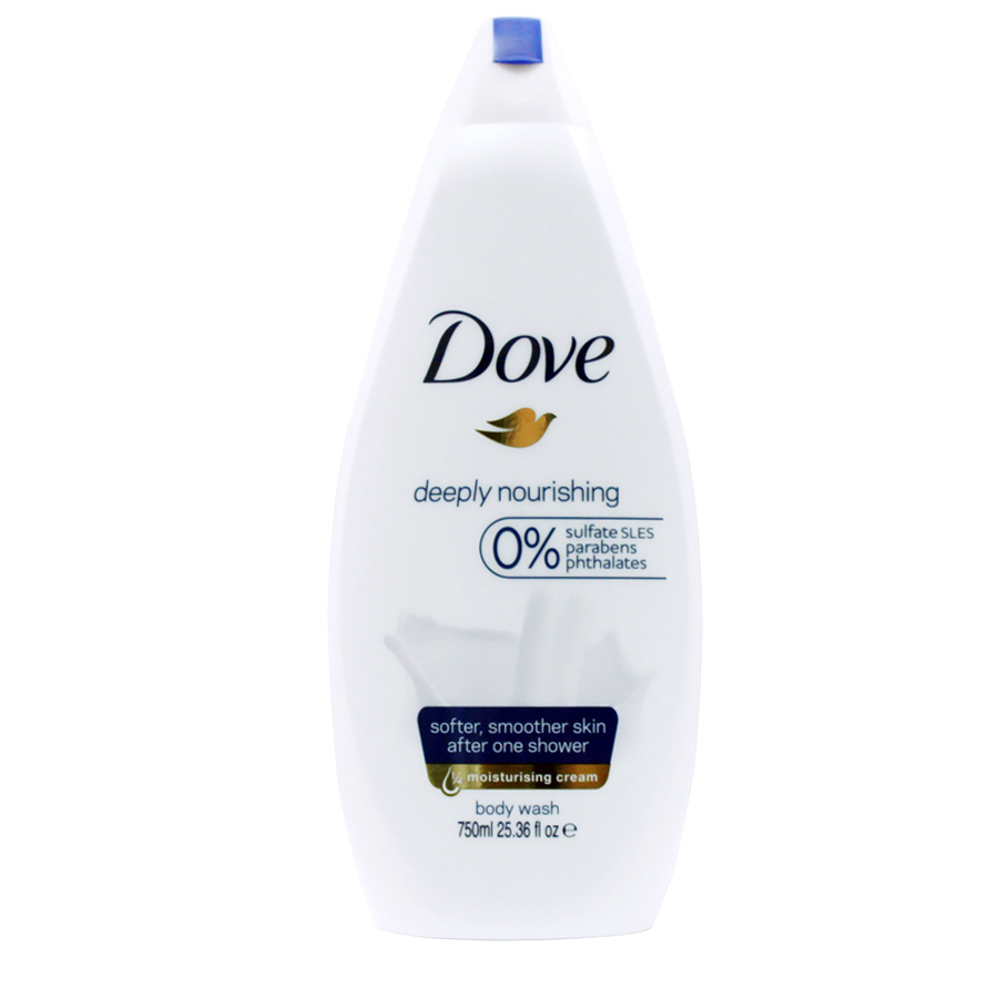 DOVE BODY WASH 750 ML / 25.36 OZ DEEPLY NOURISHING