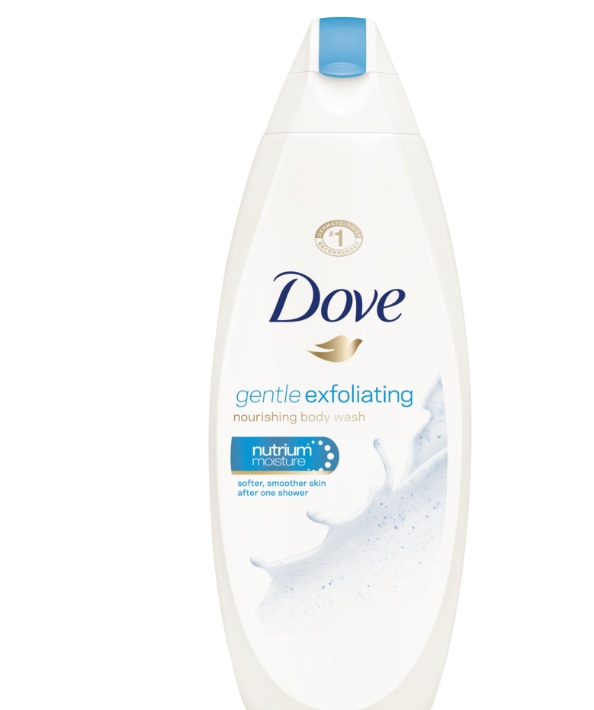 DOVE BODY WASH 750 ML / 25.36 OZ GENTLE EXFOLIATING