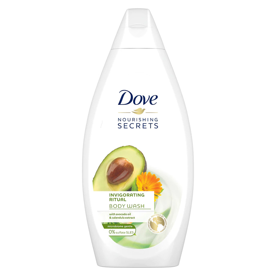 DOVE BODY WASH 750 ML / 25.36 OZ INVIGORATING RITUAL (AVOCADO)