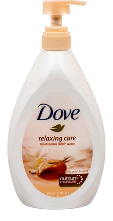 DOVE BODY WASH 800 ML / 27.05 OZ SHEA BUTTER & VANILLA WITH PUMP