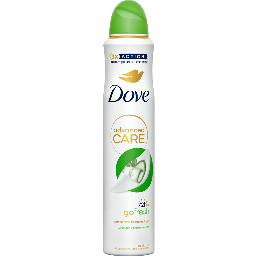 DOVE DEO SPRAY 200 ML GO FRESH CUCUMBER