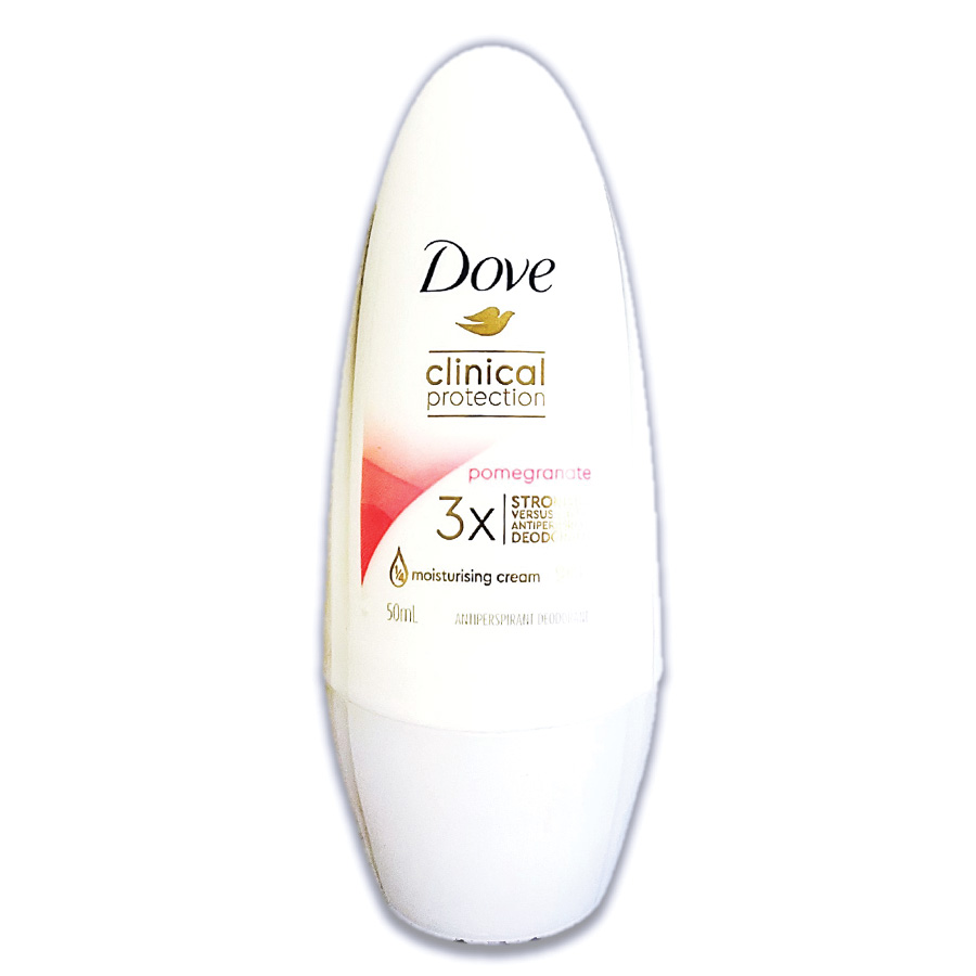 DOVE DEODORANT ROLL ON 50 ML CLNICAL POMEGRANATE