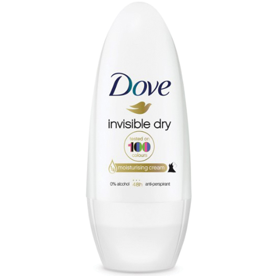 DOVE DEODORANT ROLL ON 50 ML INVISIBLE DRY
