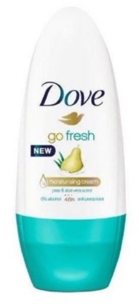 DOVE DEODORANT ROLL ON 50 ML PEAR & ALOE