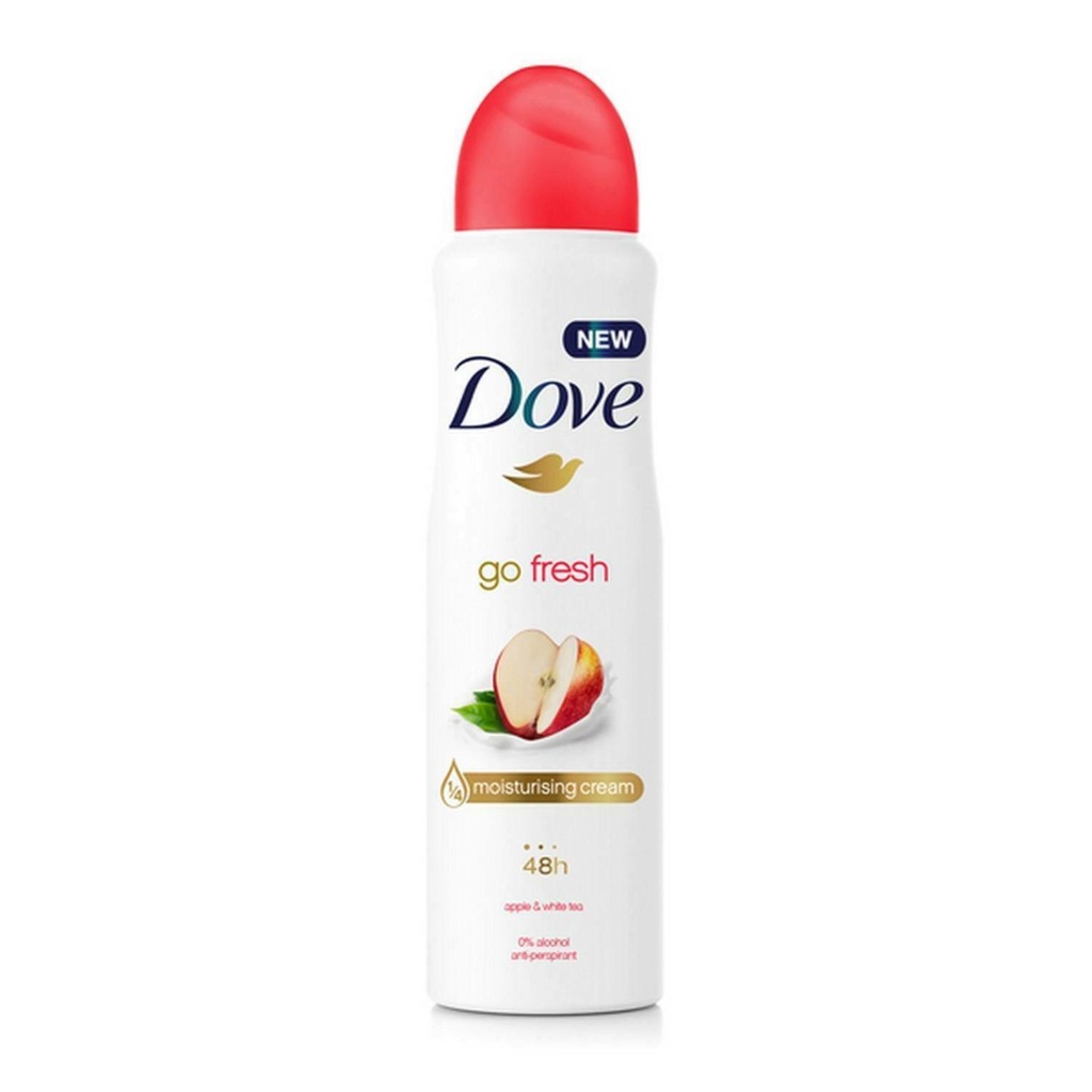 DOVE DEODORANT SPRAY 150 ML / 5.07 OZ APPLE & WHITE TEA