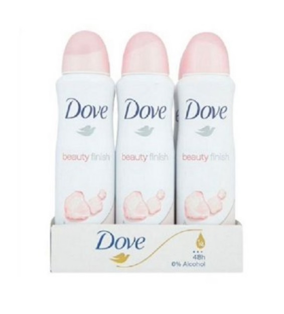 DOVE DEODORANT SPRAY 150 ML / 5.07 OZ BEAUTY FINISH