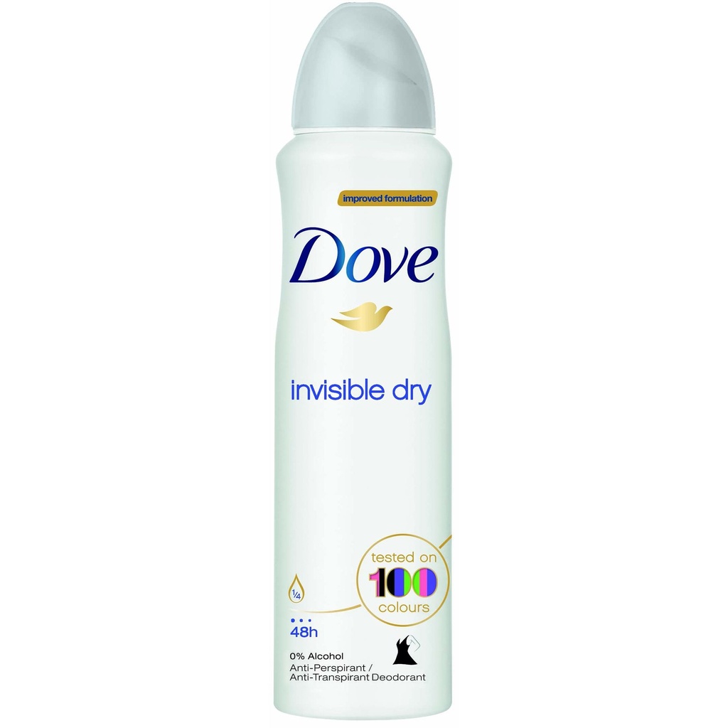 DOVE DEODORANT SPRAY 150 ML / 5.07 OZ INVISIBLE DRY WOMEN
