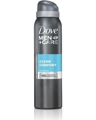 DOVE DEODORANT SPRAY 150 ML / 5.07 OZ MEN+CARE CLEAN COMFORT