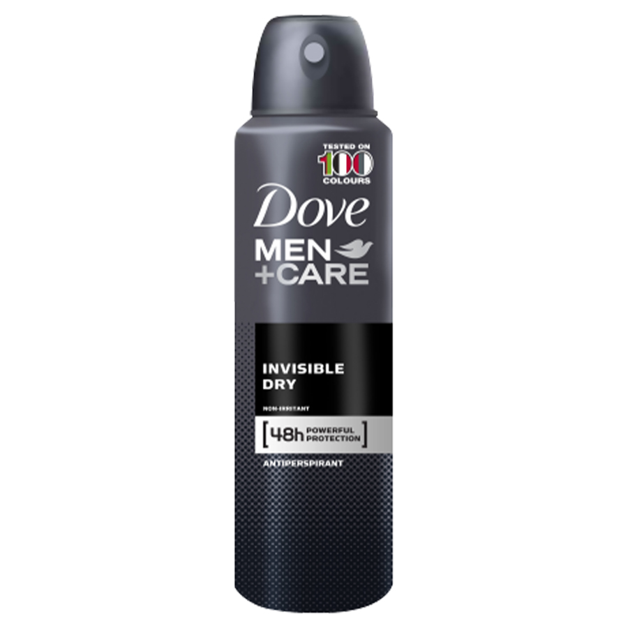 DOVE DEODORANT SPRAY 150 ML / 5.07 OZ MEN+CARE INVISIBLE DRY
