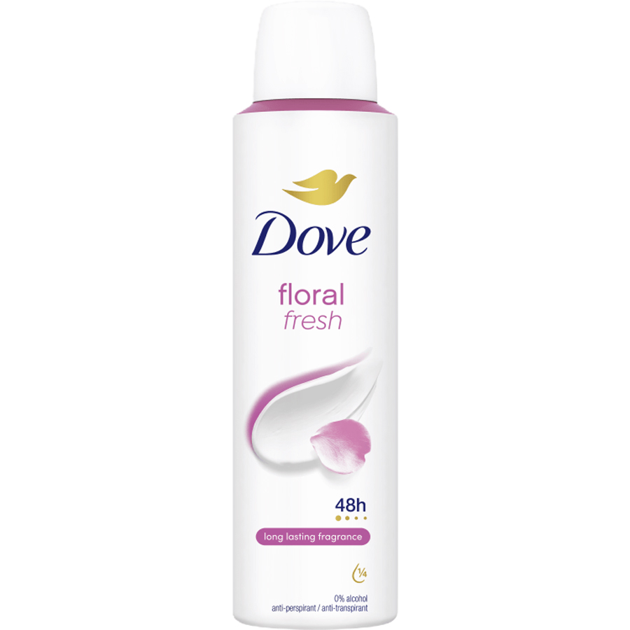 DOVE DEODORANT SPRAY 150 ML / FLORAL FRESH