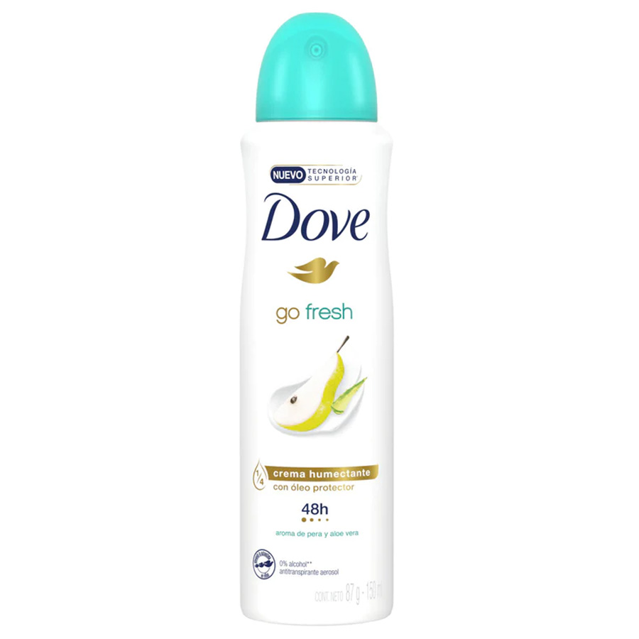 DOVE DEODORANT SPRAY 150 ML GO FRESH PEAR & ALOE VERA