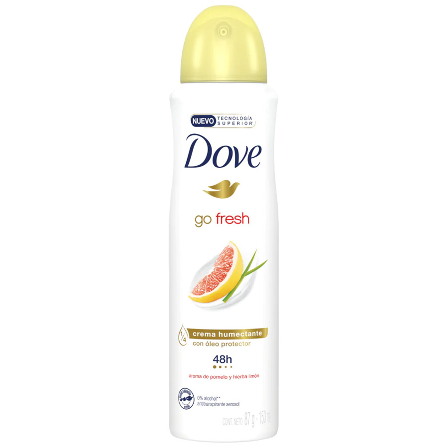 DOVE DEODORANT SPRAY 150 ML GO FRESH POMELA GRAPEFRUIT