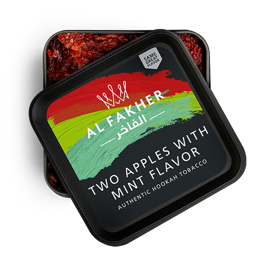 AL FAKHER HOOKAH TOBACCO 250 G TWO APPLES WITH MINT