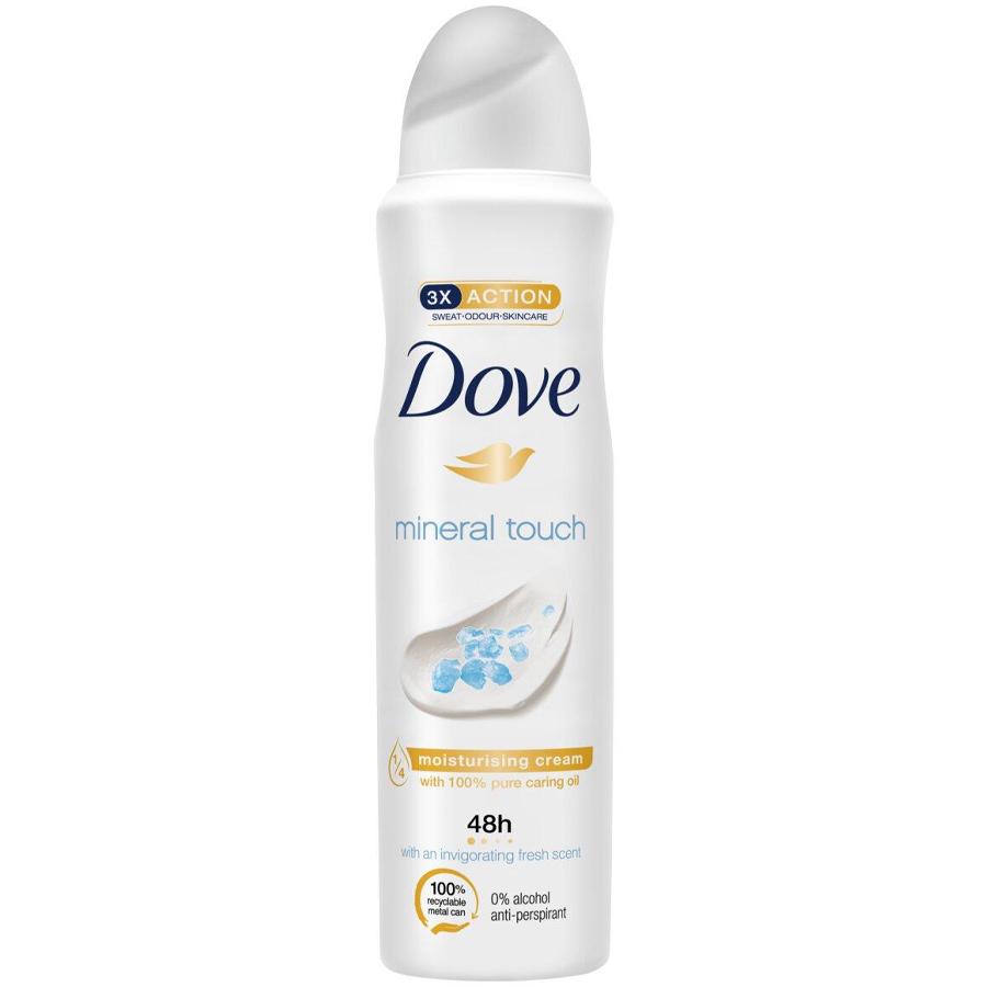 DOVE DEODORANT SPRAY 150 ML MINERAL TOUCH