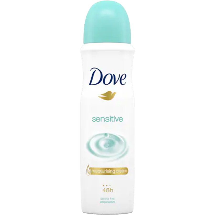 DOVE DEODORANT SPRAY 150 ML SENSITIVE