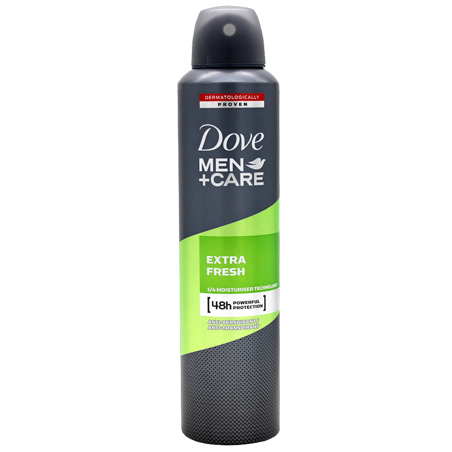 DOVE DEODORANT SPRAY 250 ML / 8.4 OZ MEN+CARE EXTRA FRESH