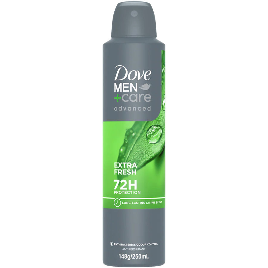 DOVE DEODORANT SPRAY 250 ML / 8.4 OZ MEN+CARE EXTRA FRESH