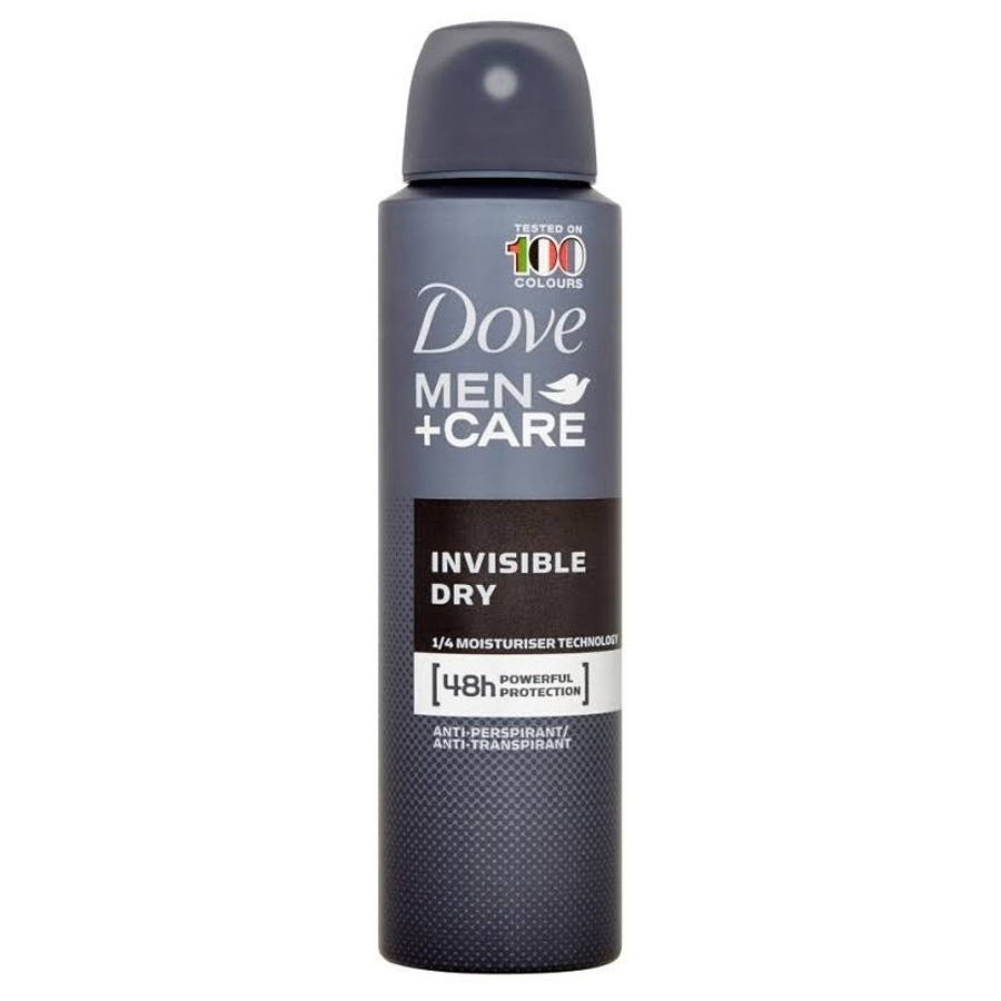 DOVE DEODORANT SPRAY 250 ML / 8.4 OZ MEN+CARE INVISIBLE DRY