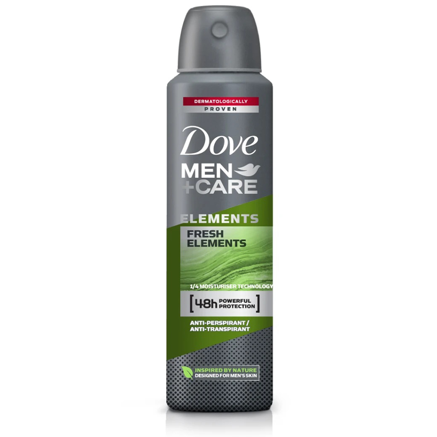 DOVE DEODORANT SPRAY 250 ML / 8.4 OZ MEN+CARE MINERAL & SAGE