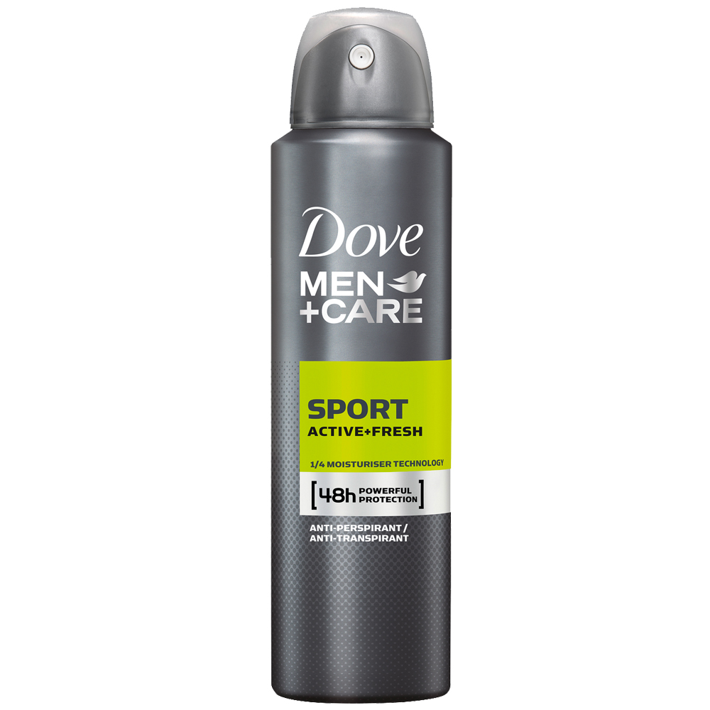 DOVE DEODORANT SPRAY 250 ML / 8.4 OZ MEN+CARE SPORT ACTIVE
