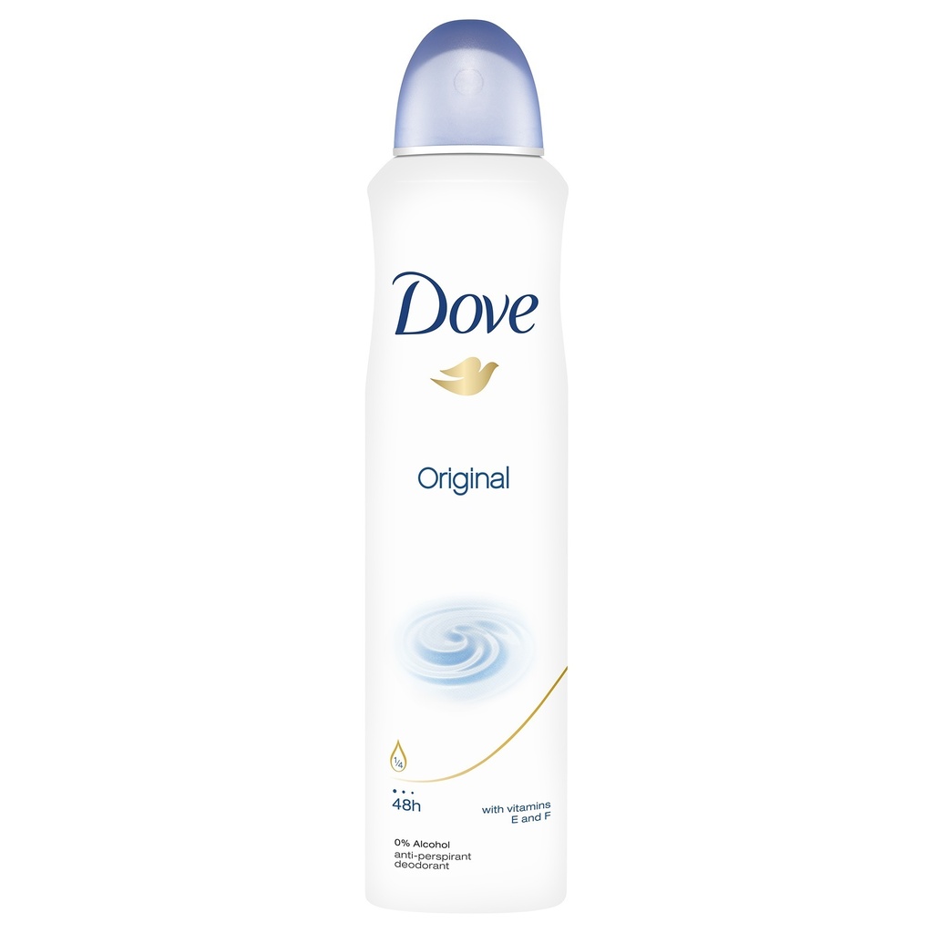 DOVE DEODORANT SPRAY 250 ML / 8.4 OZ ORIGINAL