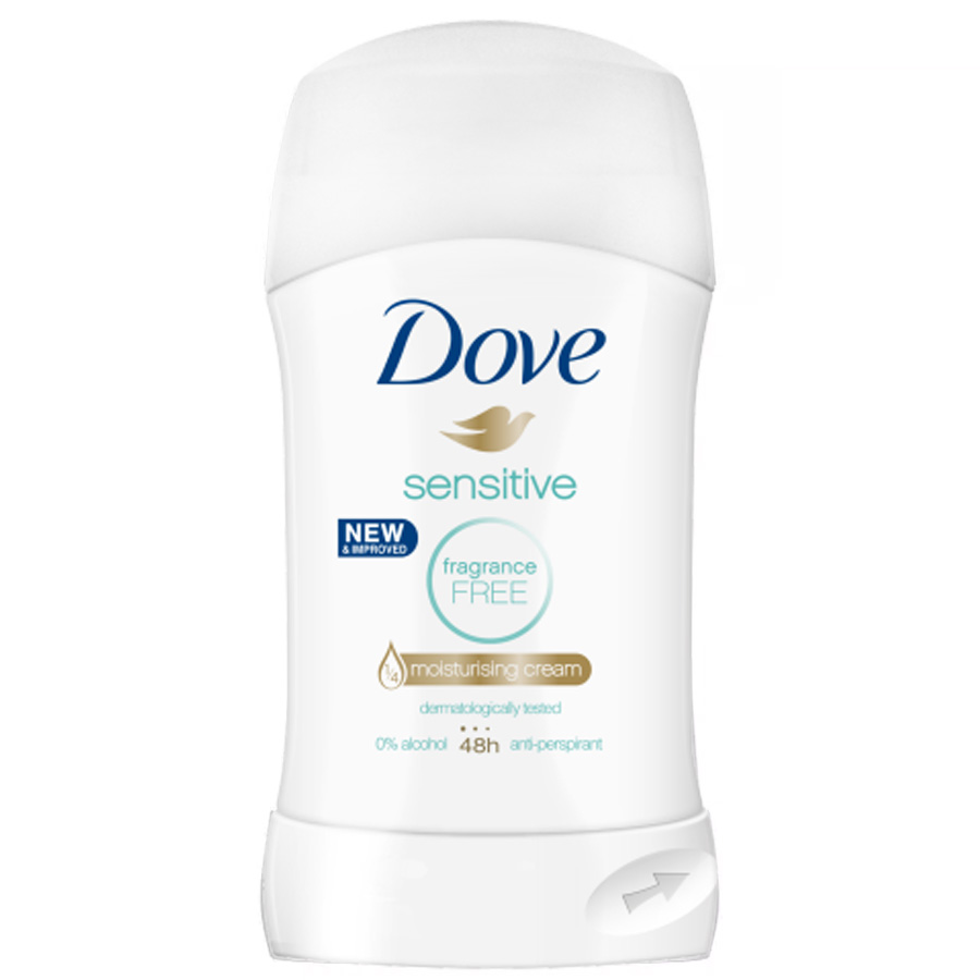 DOVE DEODORANT STICK 1.4 OZ / 40 G SENSITIVE