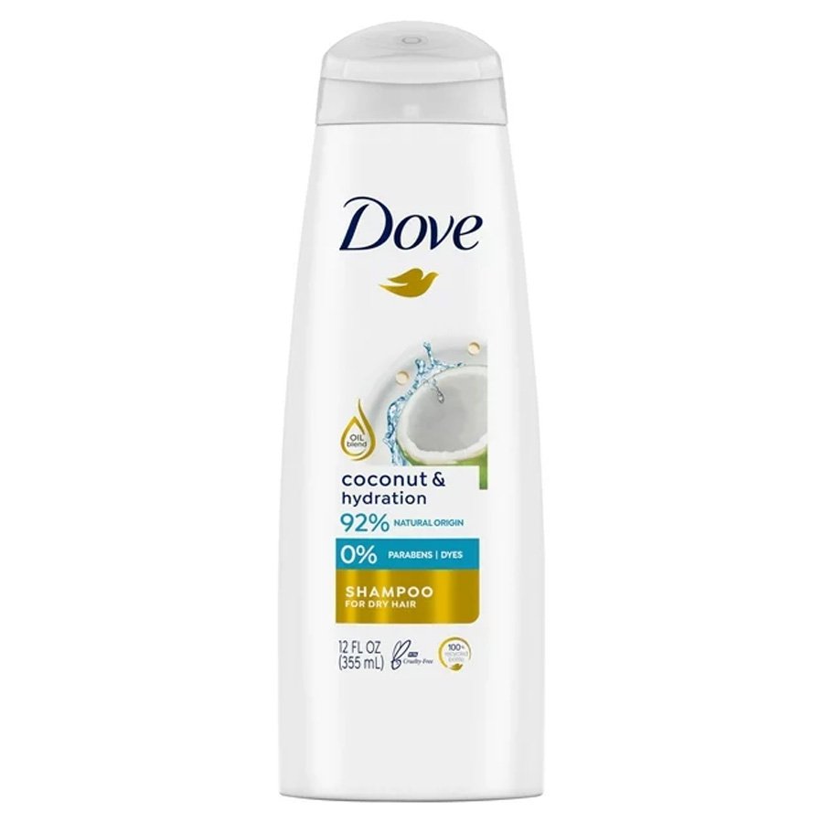 DOVE SHAMPOO 12 OZ / 355 ML COCONUT