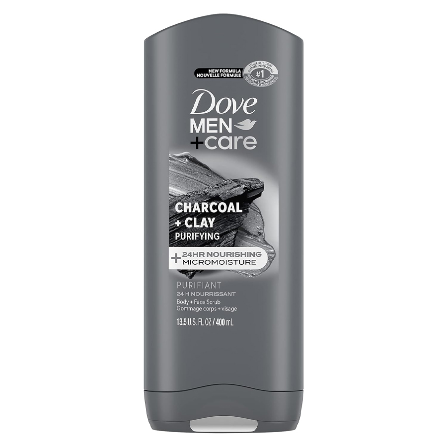 DOVE SHOWER GEL 400 ML FM CHARCOAL & CLAY