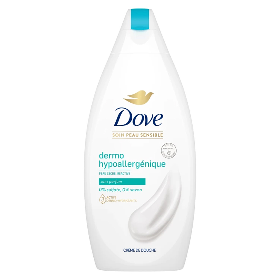 DOVE SHOWER GEL 400 ML HYPOALLERGENIC