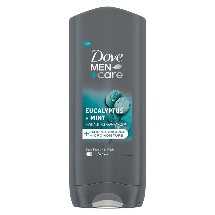 DOVE SHOWER GEL 400 ML MEN EUCALYPTUS