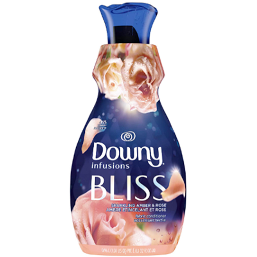 DOWNY FABRIC SOFTENER 32 OZ AMBER AND ROSE
