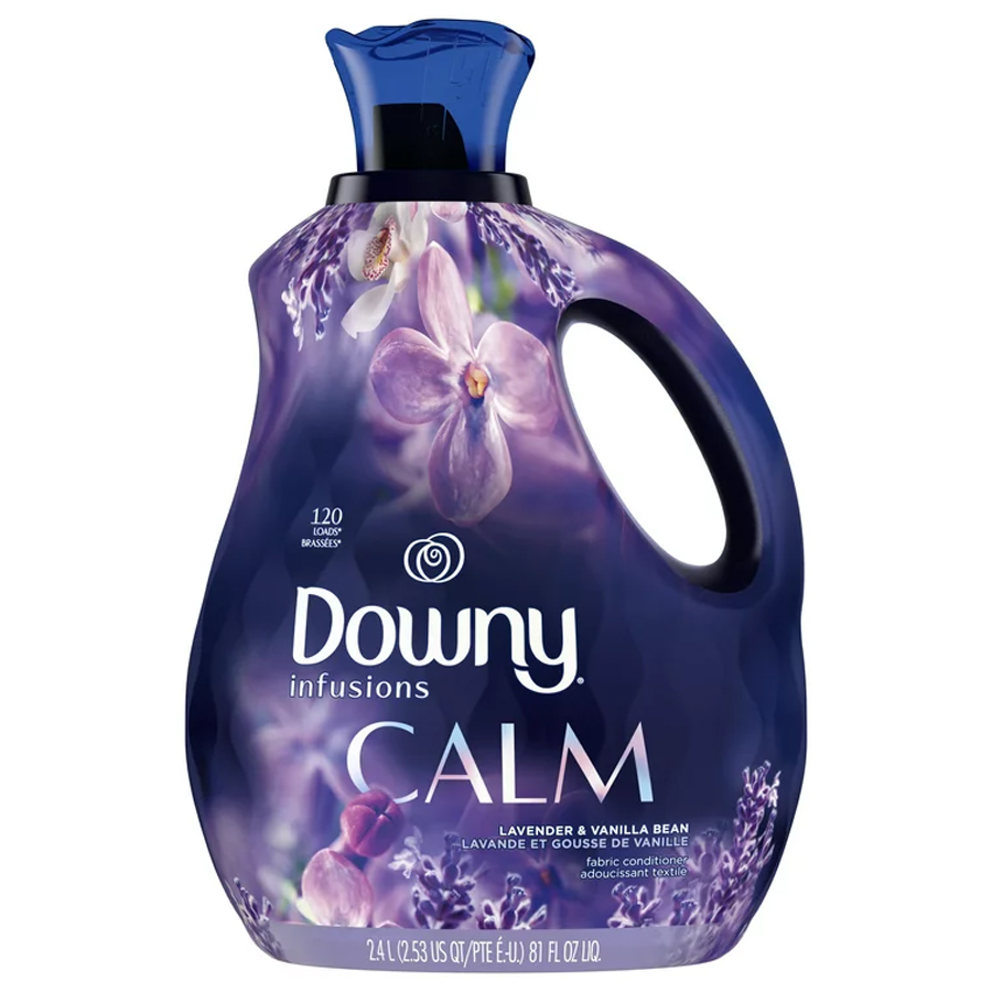 DOWNY FABRIC SOFTENER INFUSIONS 81 OZ CALM SOOTHING LAVENDER & VANILLA BEAN